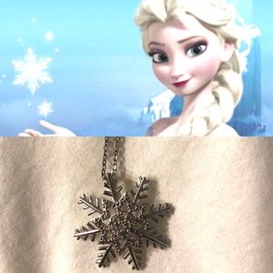 Zales snowflake necklace White Gold Diamond